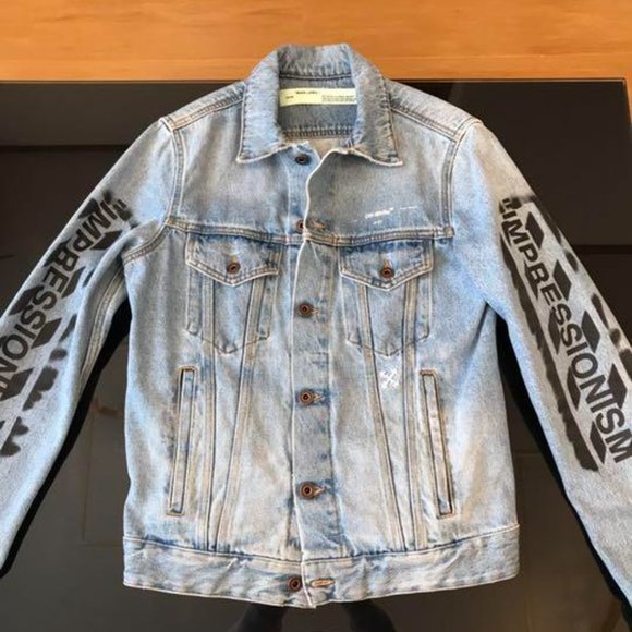 off-white denim jacket - Picture 2 of 4
